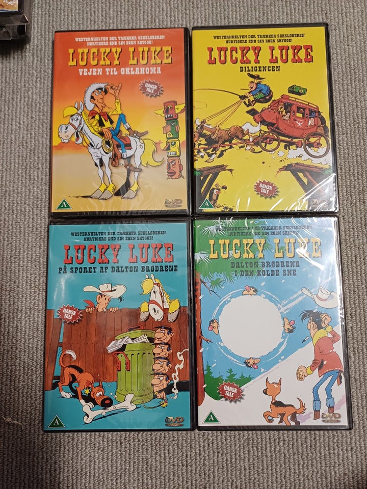 Lucky Luke, DVD, tegnefilm