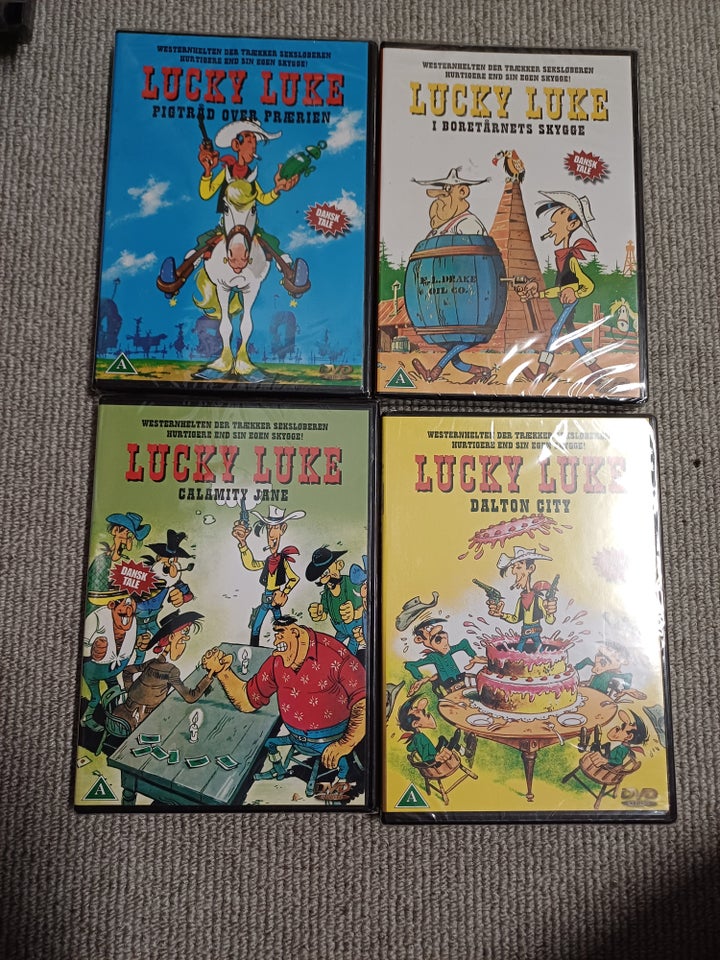 Lucky Luke, DVD, tegnefilm