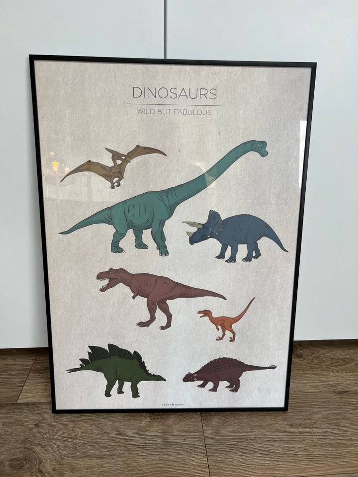 Plakat med dinosaurer, Frank 