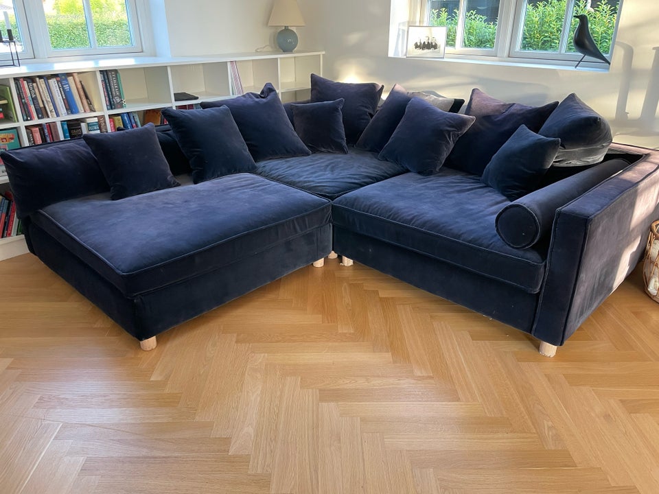 Sofa velour 5 pers