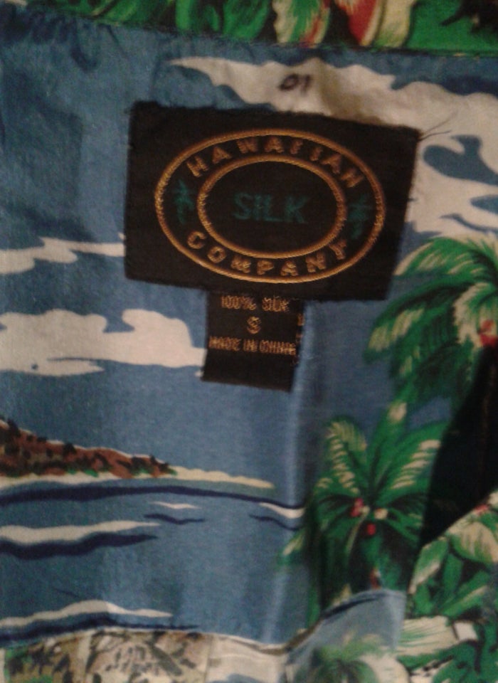 Skjorte, Hawaiian Company, str. S