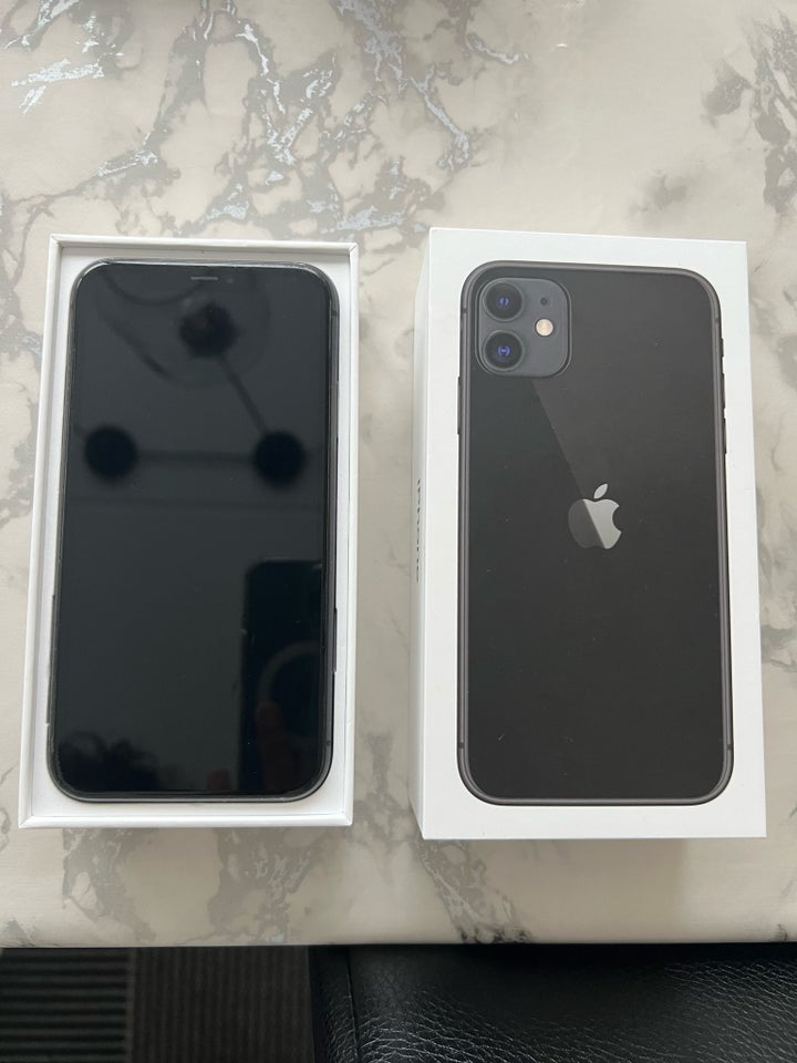 iPhone 11, 64 GB, sort