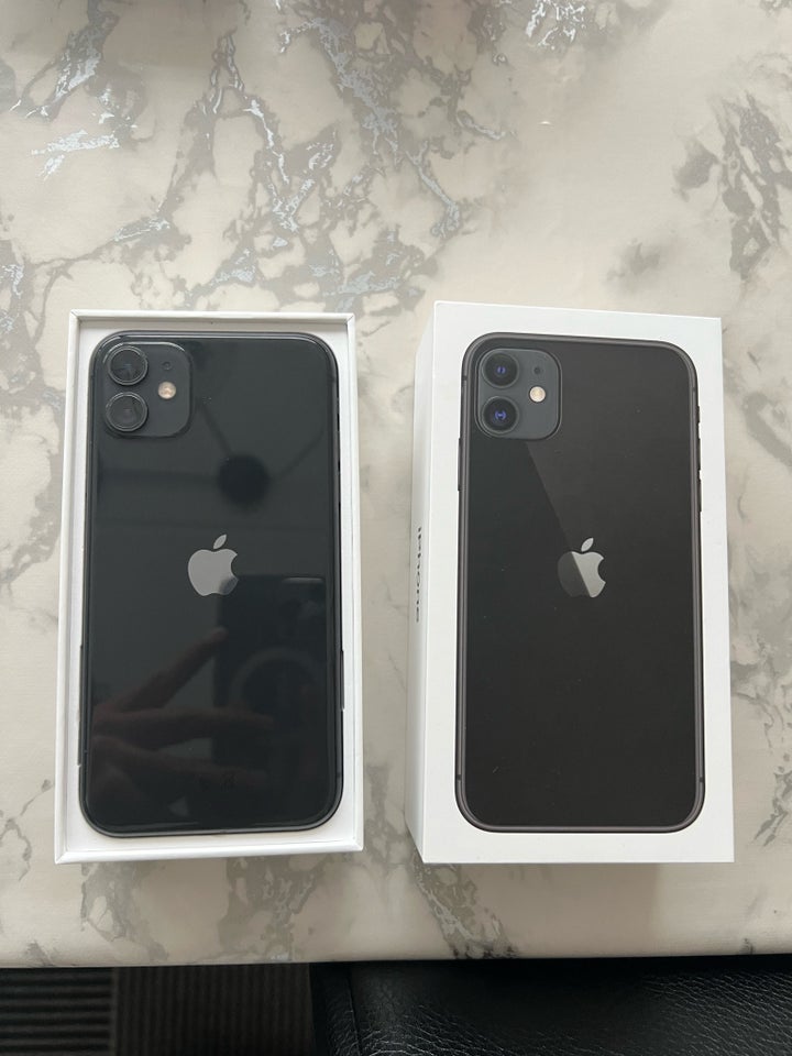 iPhone 11, 64 GB, sort