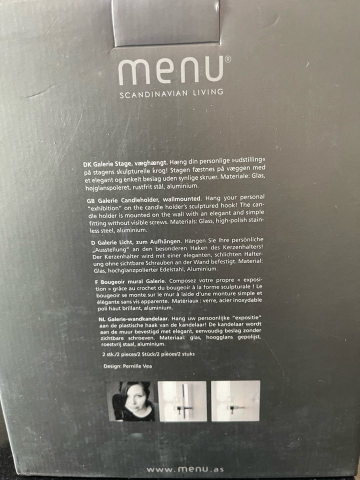 Andet Menu fyrfadsstager Menu