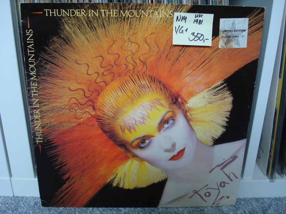 Maxi-single 12", Toyah, Thunder In