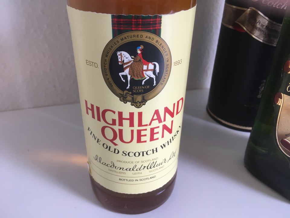 Spiritus, whisky highland queen -