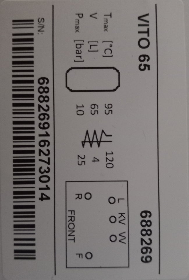 Varmtvandsbeholder Viessmann