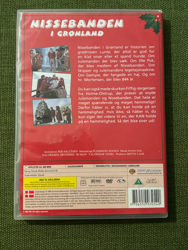 Nissebanden i Grønland, DVD,