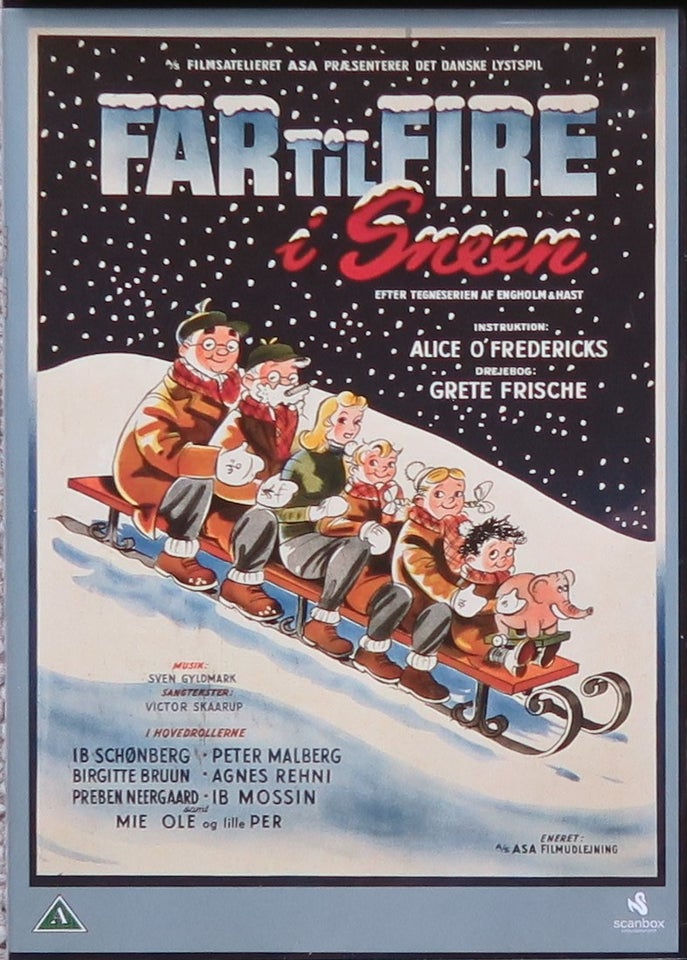 Far til fire i sneen, DVD,