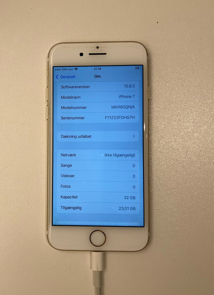 iPhone 7, 32 GB, guld