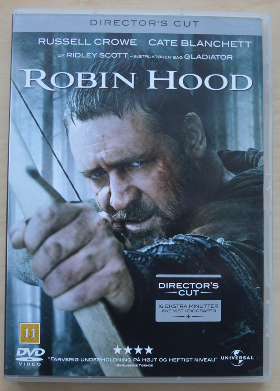 Robin Hood, DVD, action