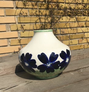 Fajance Vase Aluminia