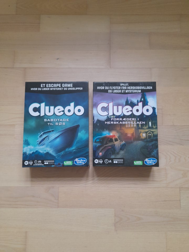 Cluedo, Escaperoom spil, brætspil