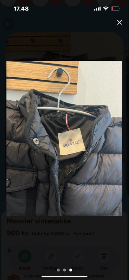 Jakke, str. 34, Moncler