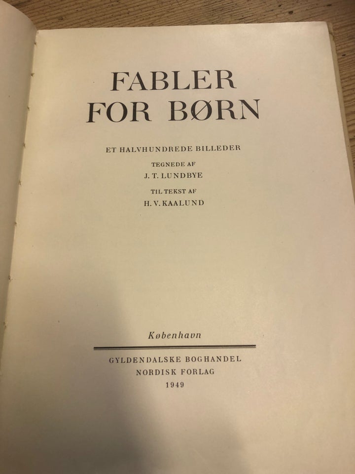 Fabler for børn, H.vkaalund