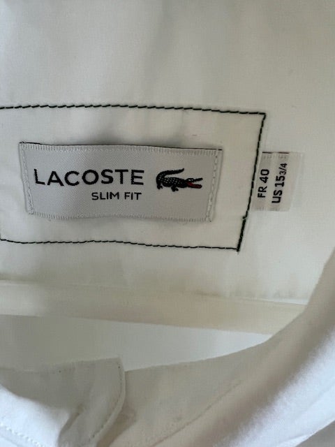 Skjorte, LACOSTE str. 40, str. M