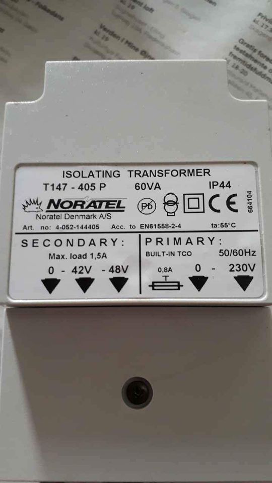 Transformator, Noratel T147-405P