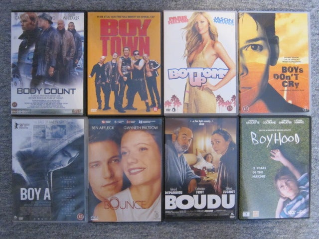 B2, DVD, andet