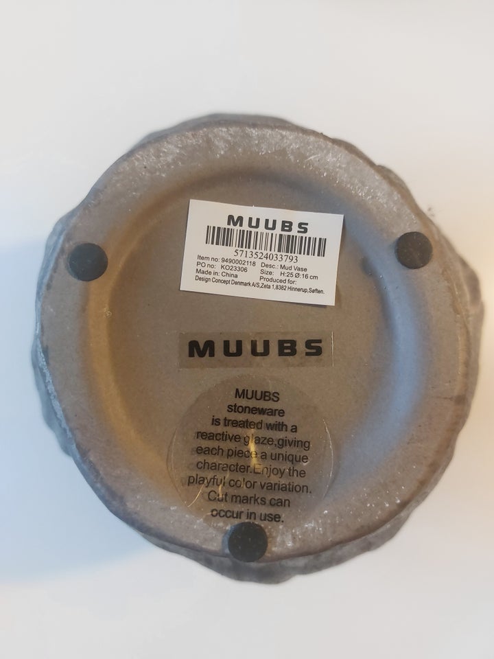 Muubs keramik vase