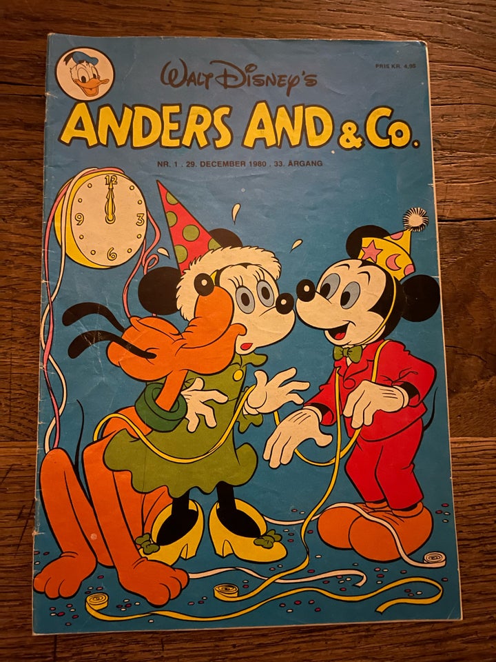 Anders And 1980 nr. 1, Walt Disney,