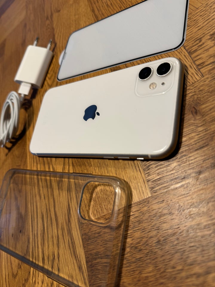 iPhone 11, 128 GB, hvid