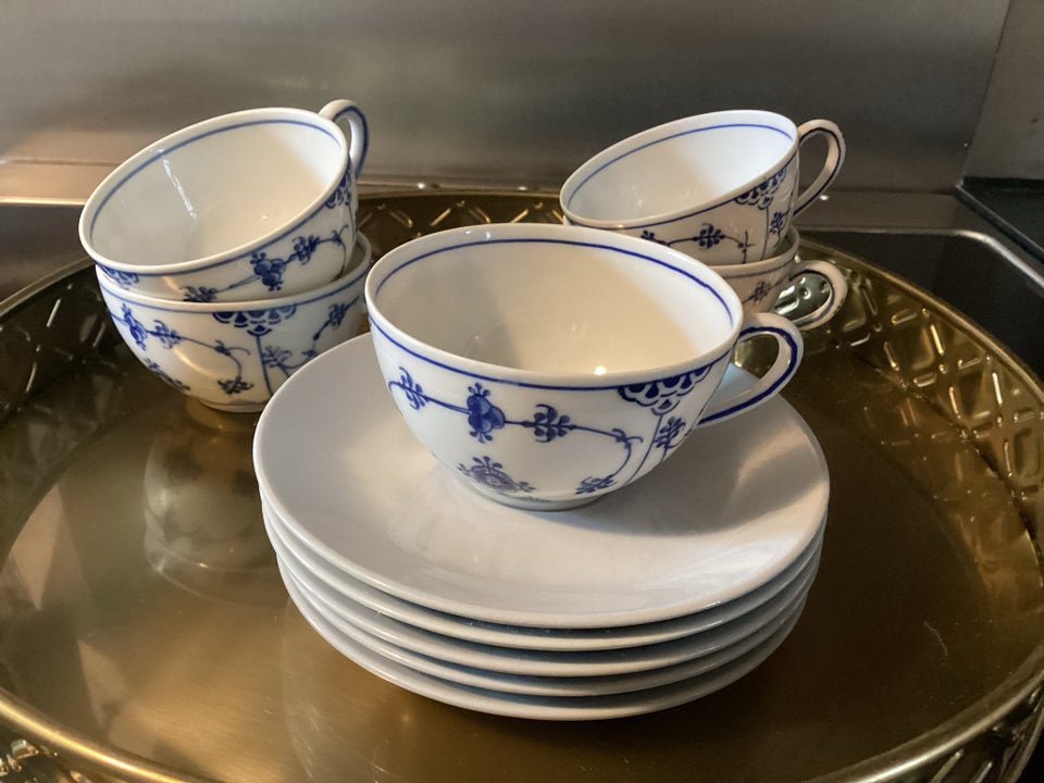 Porcelæn 5 koppe Tysk