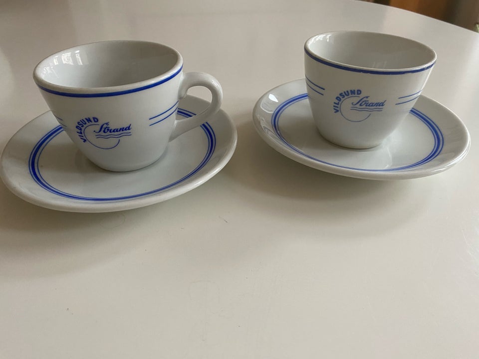 Porcelæn, 6 kaffekopper, Vilsund