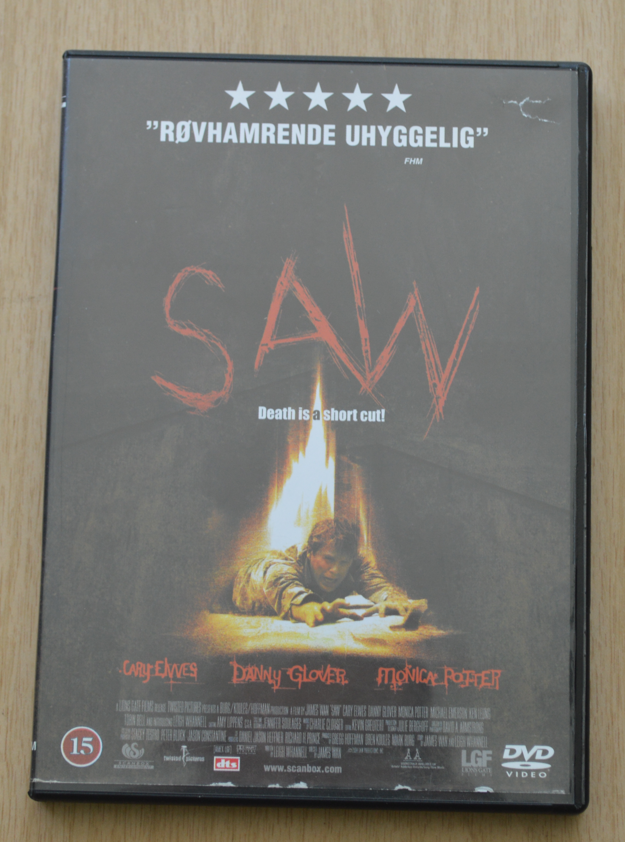 Saw, DVD, gyser