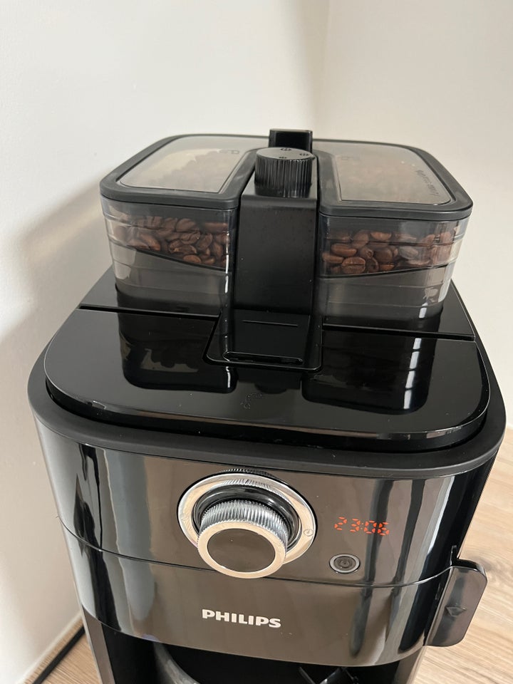Kaffemaskine med indbygget kværn