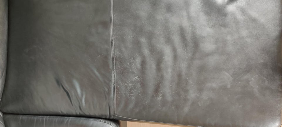 Sofa, læder, 5 pers.