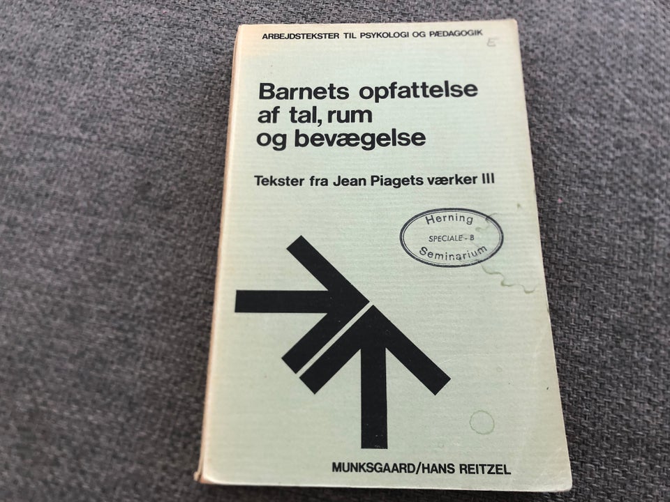 Barnets opfattelse af tal rum og