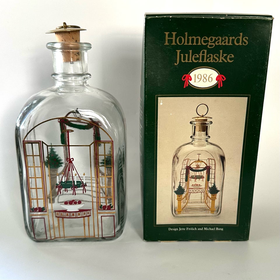 Glas, Juleflaske 1986, Holmegaard