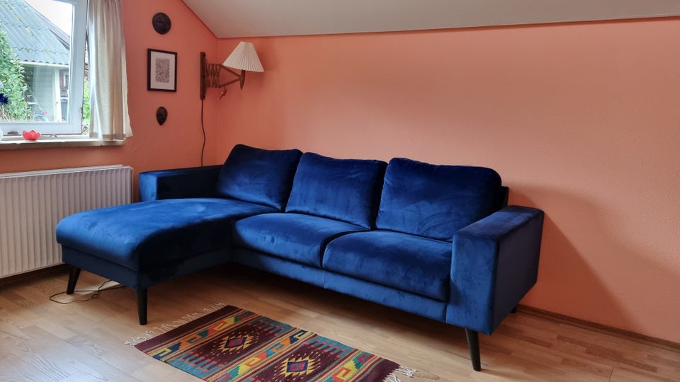 Sofa, velour, 3 pers.