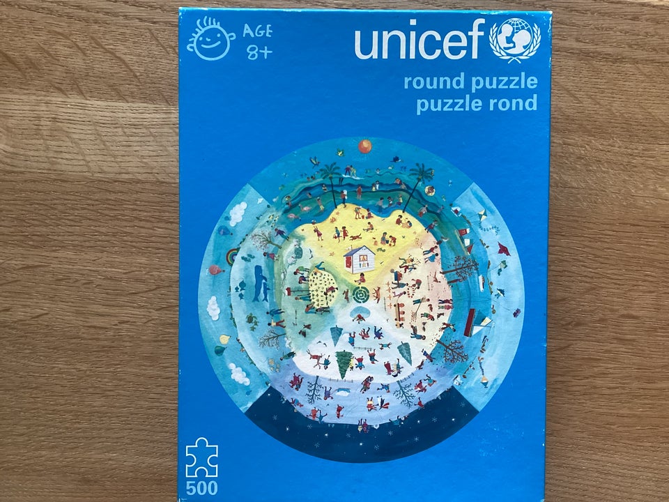 UNICEF Rundt puslespil, puslespil