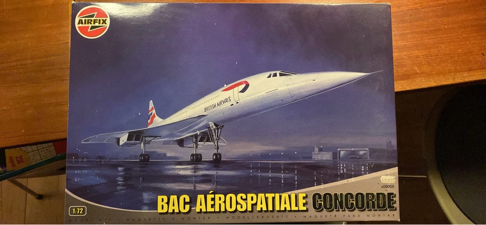 Byggesæt, Airfix Concorde, skala