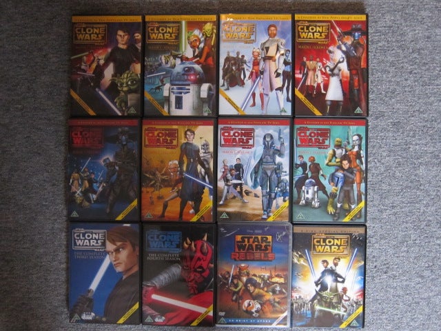 Star Wars the clone wars, DVD,