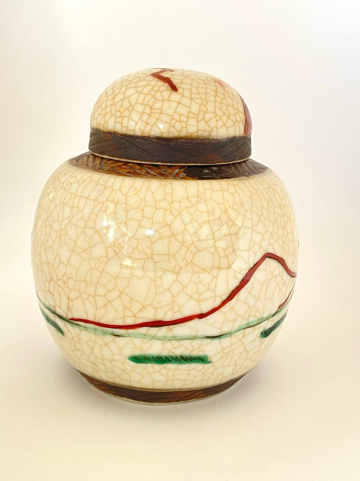 Kinesisk Ginger Jar Porcelæn