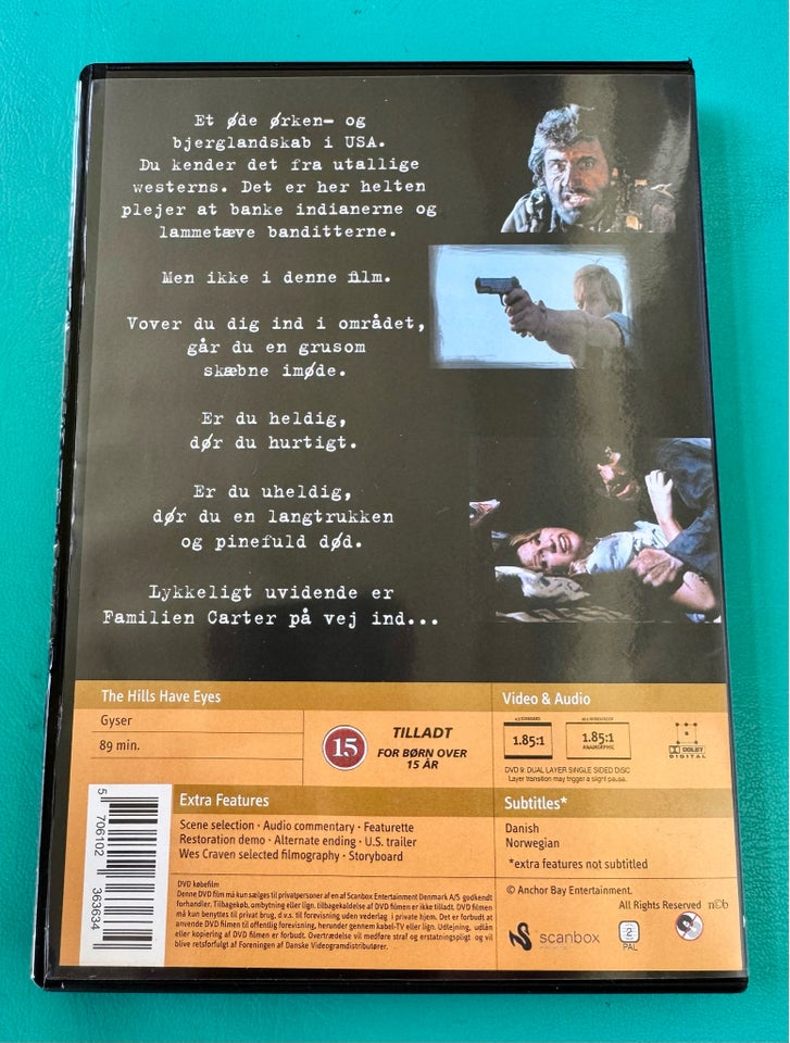 Slagterbanden, DVD, gyser