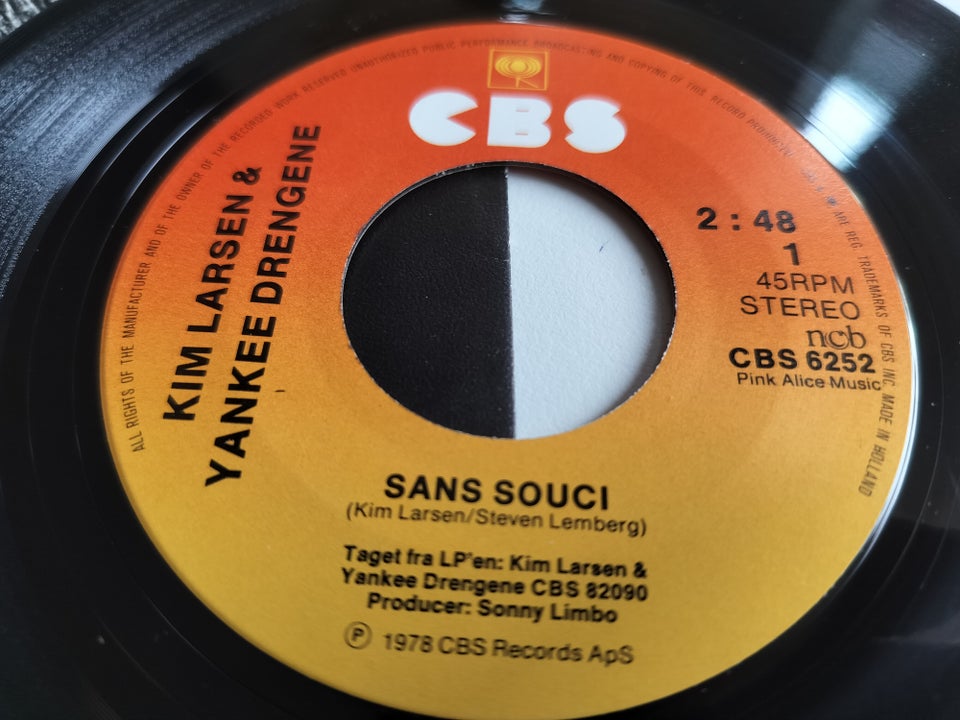 Single, Kim Larsen, Sans Souci /