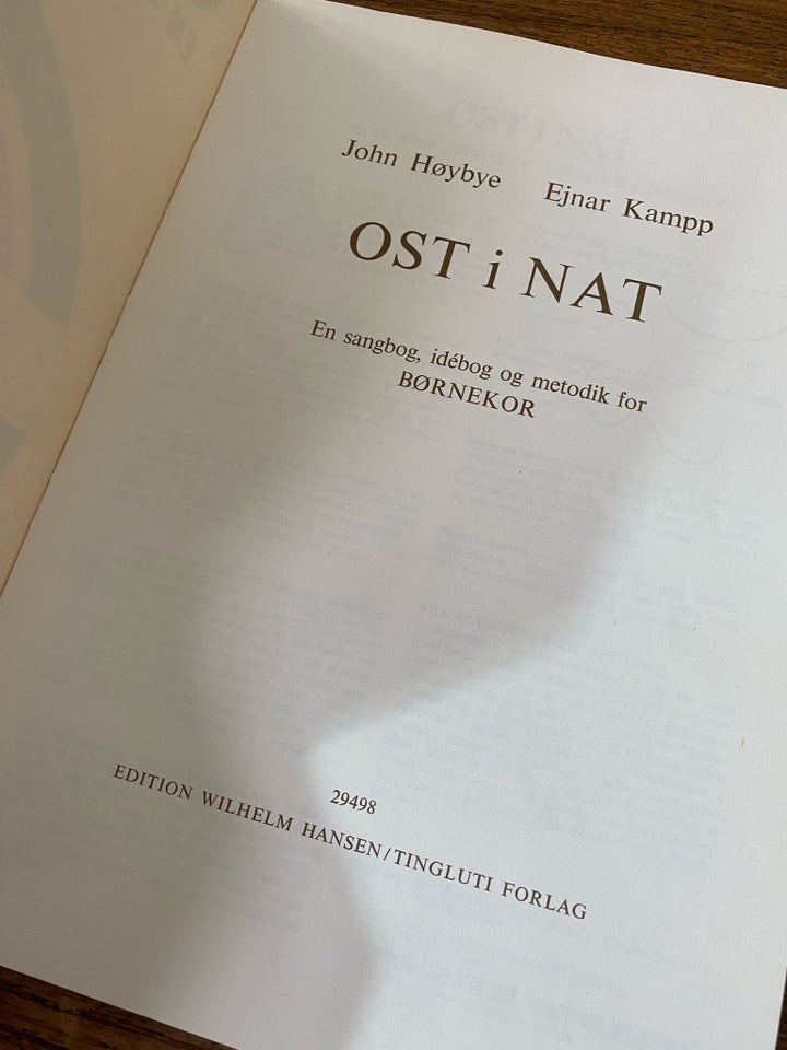 Ost i Nat John Høybye Ejnar Kampp