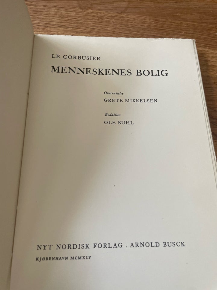 Menneskenes bolig, Le Corbusier,