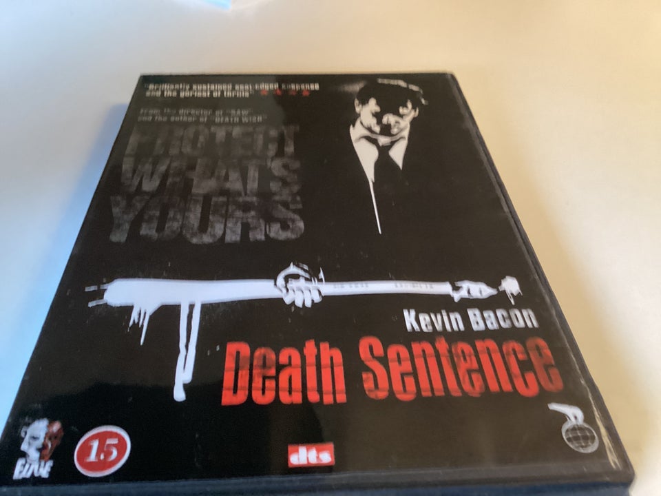 Death sentence , DVD, action