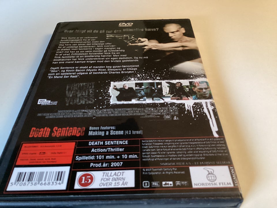 Death sentence , DVD, action