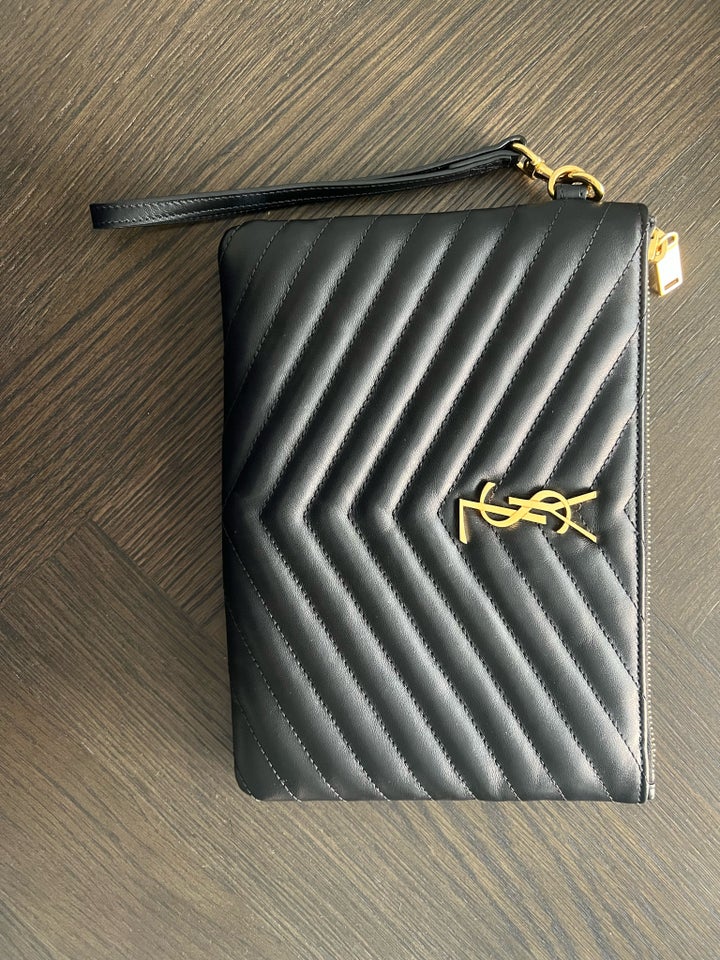 Clutch Yves Saint Laurent læder