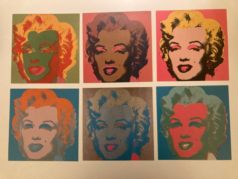 Tryk Andy Warhol motiv: Marilyn