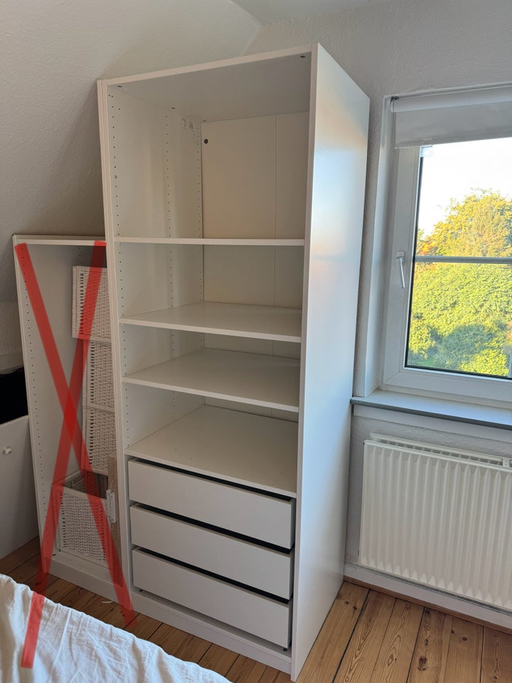 Klædeskab, Ikea Pax, b: 75 d: 58 h: