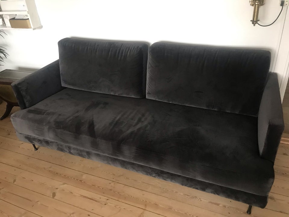 Sofa velour 3 pers