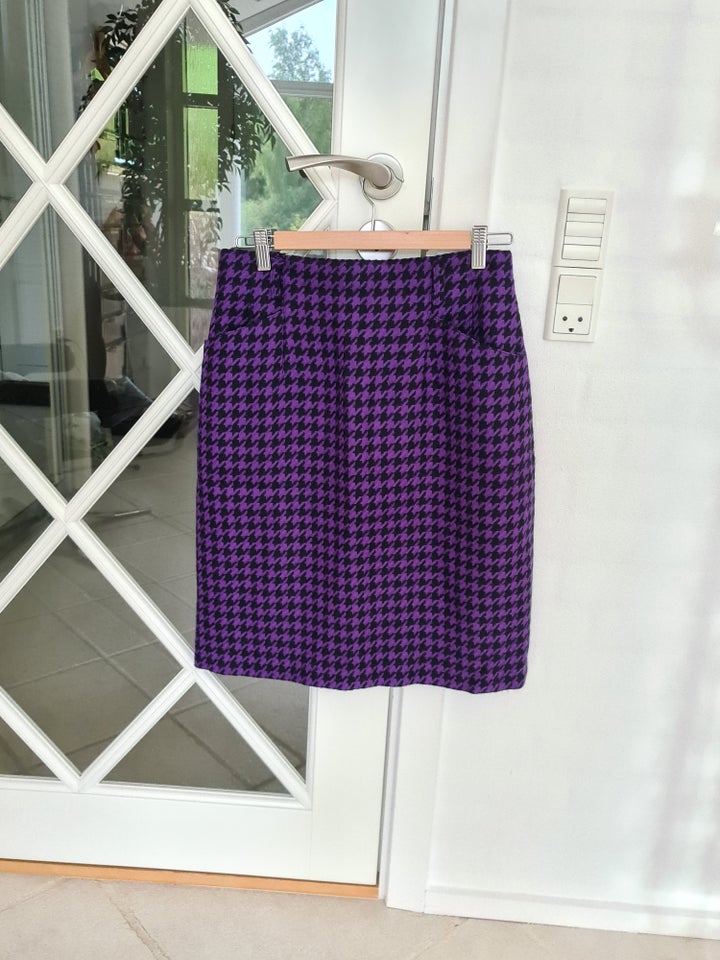 Nederdel - Pencilskirt - Uld, str.