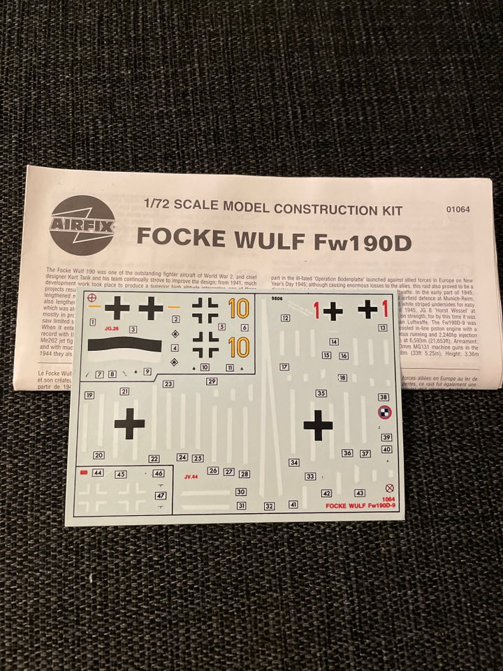 Byggesæt, Airfix Focke Wulf Fw