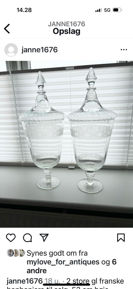 Franske bonboniere Glas 250 år